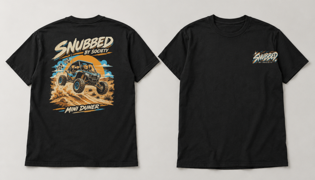 Snubbed by Society Mini Duner Tee — Sand / Orange / Blue