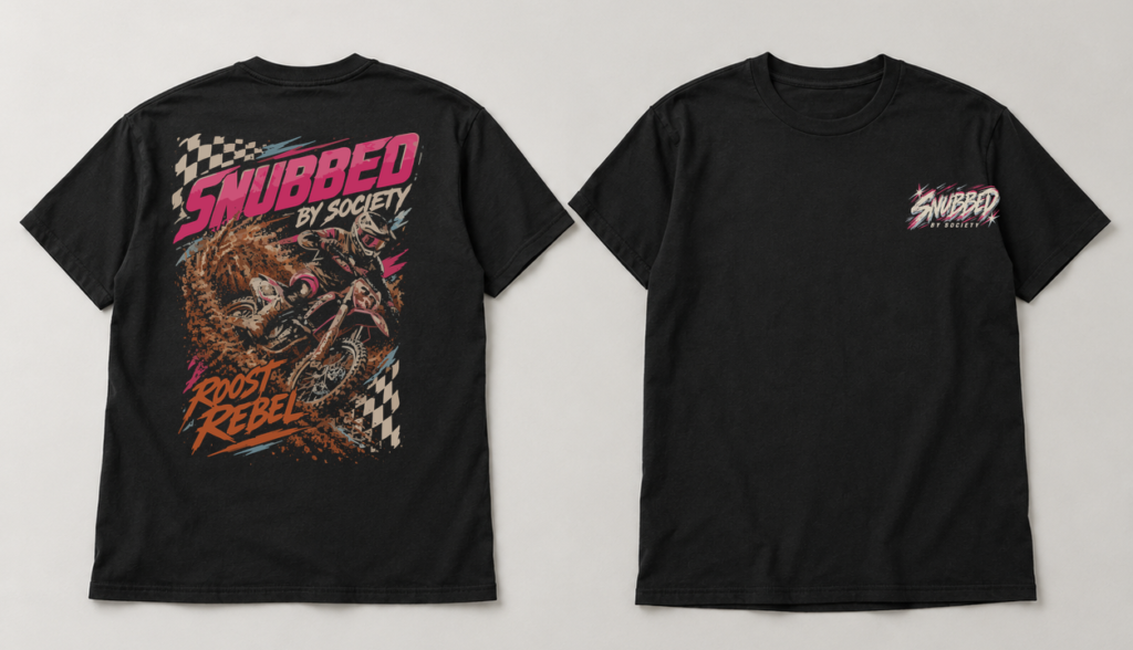 Snubbed by Society Roost Rebel Tee — Pink / Cream / Rust